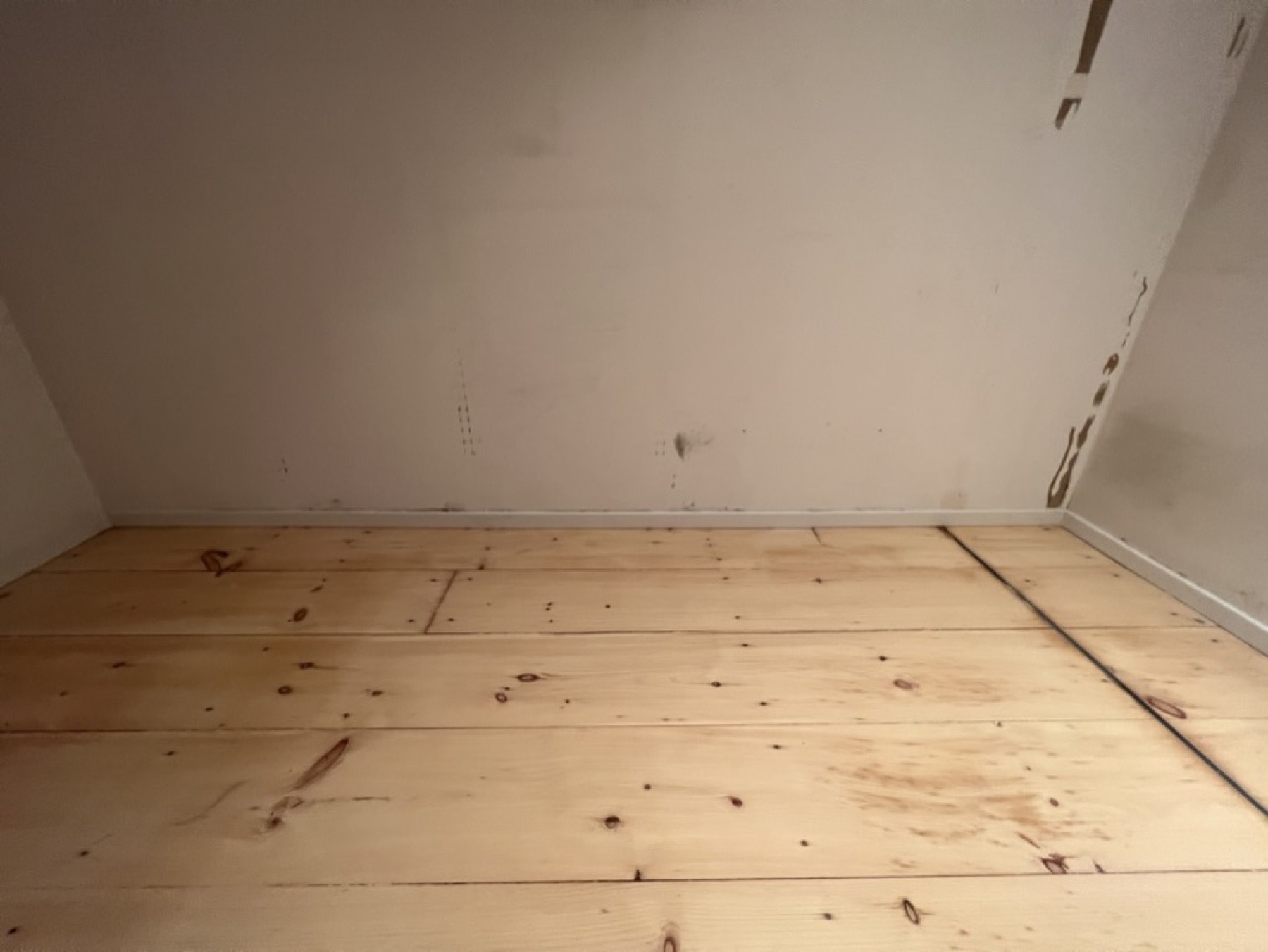 Baseboard installation and finish — Doors & trim project photo