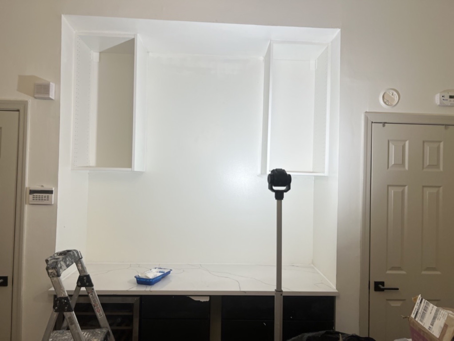 Custom cabinet shelving — Doors & trim project photo
