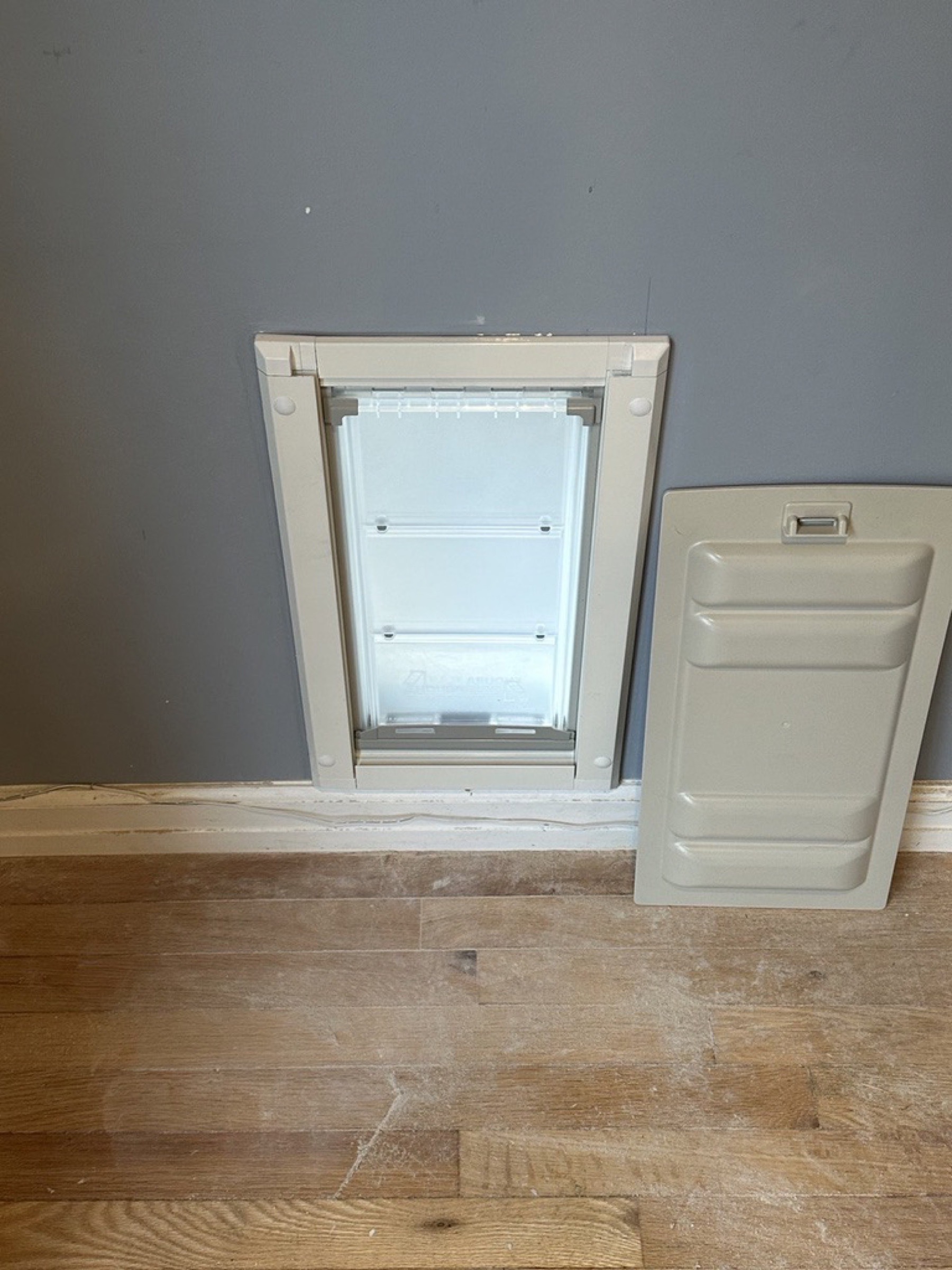 Pet door installation — Doors & trim project photo