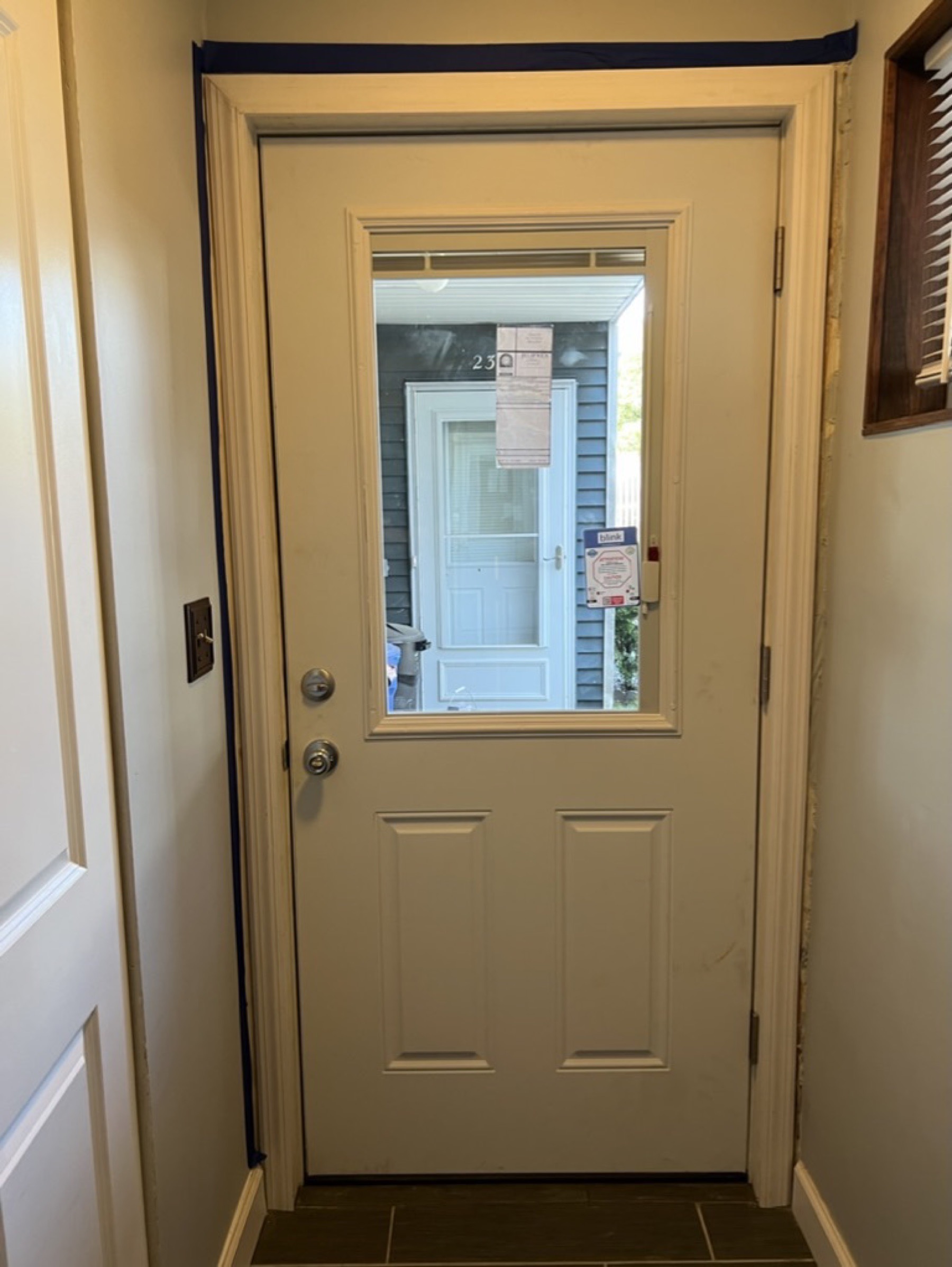 Entry door restoration — Doors & trim project photo