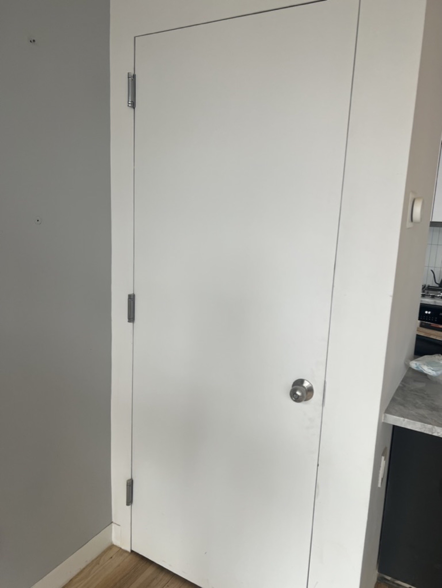 Interior door preparation — Doors & trim project photo
