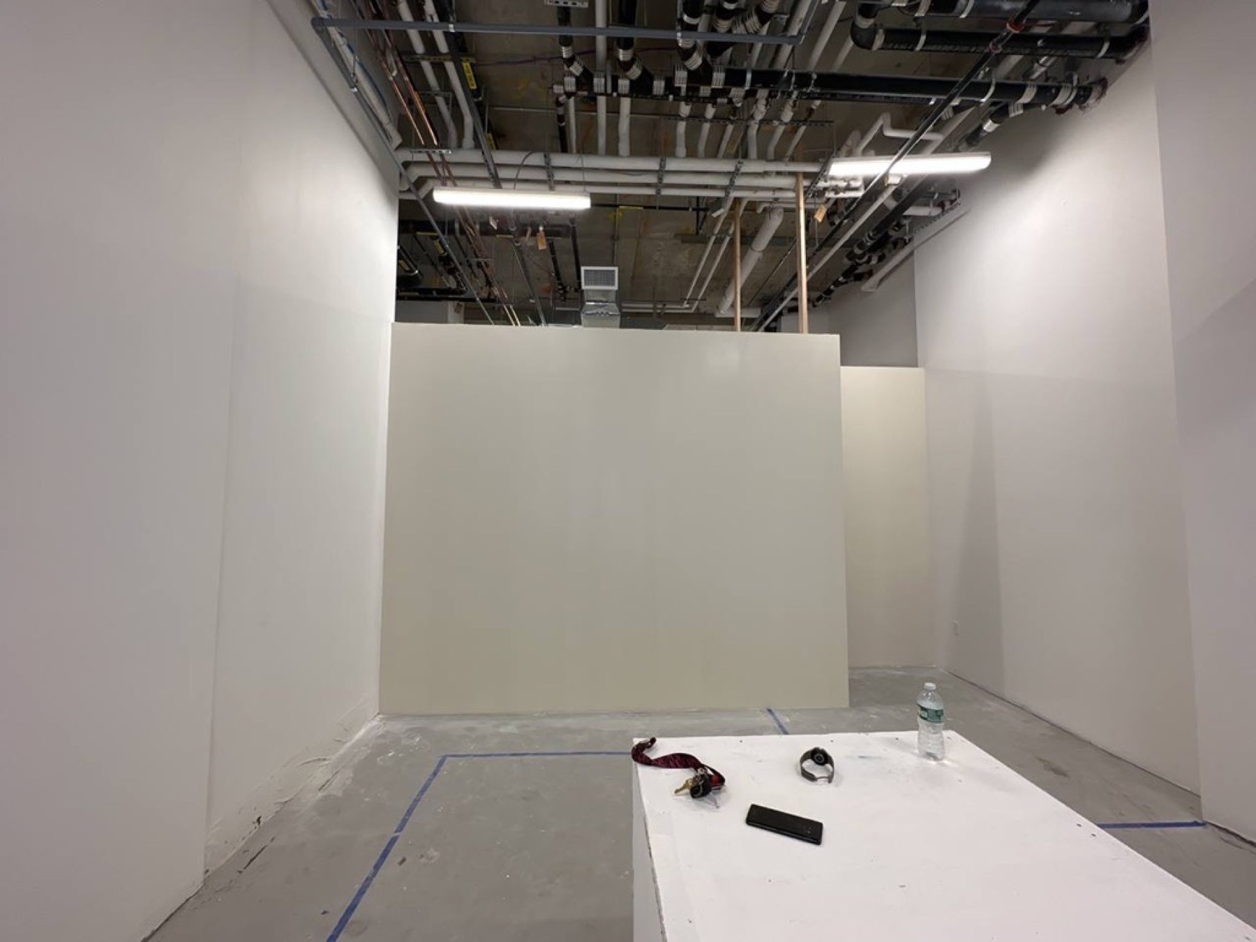 Interior wall rebuild — Drywall repair project photo