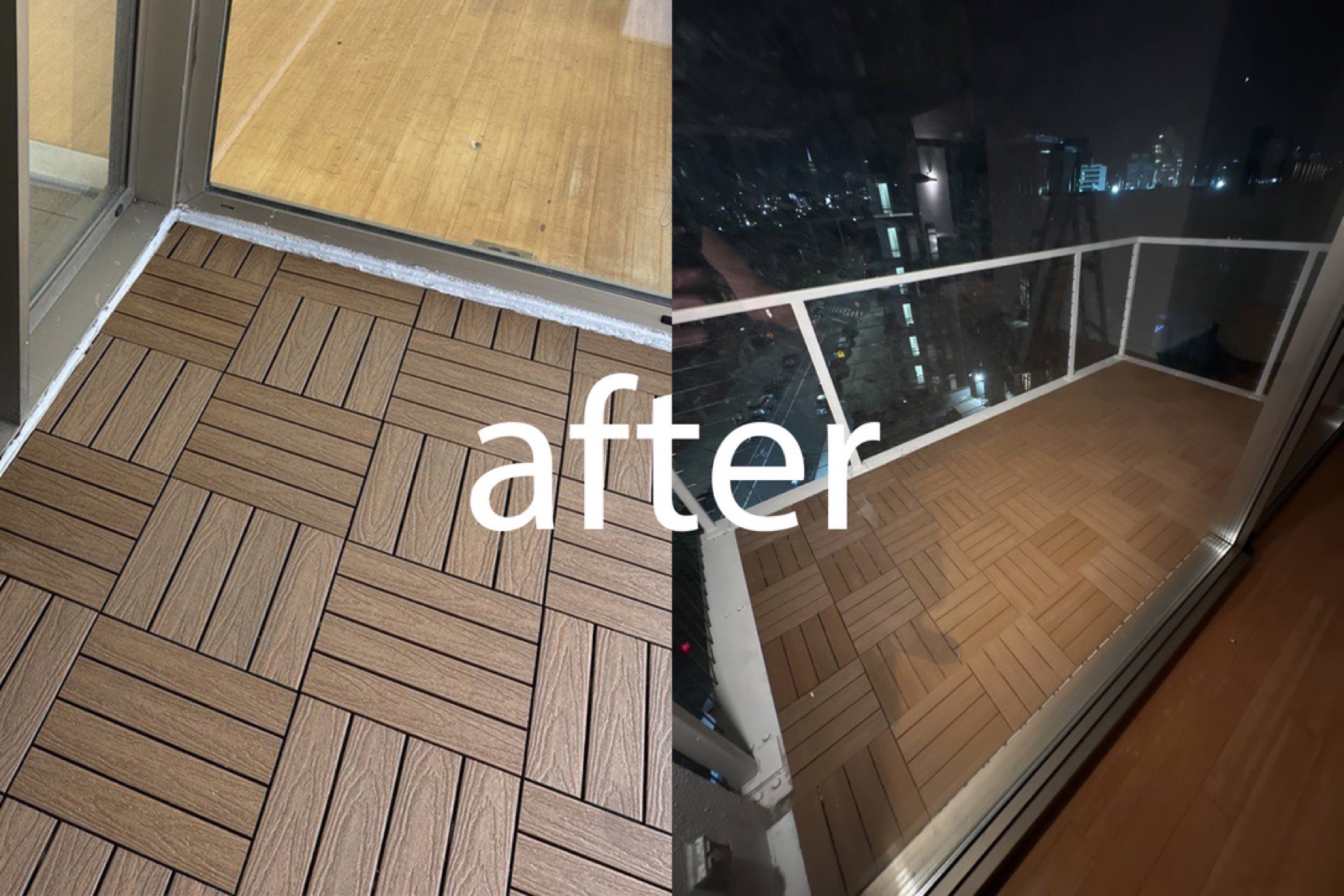 Balcony floor refresh — Home punch lists project photo