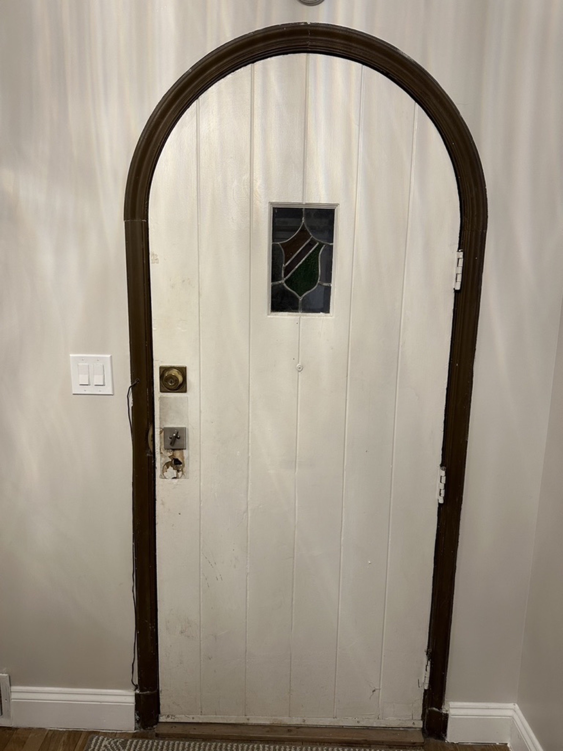 Door frame repair detail — Doors & trim project photo