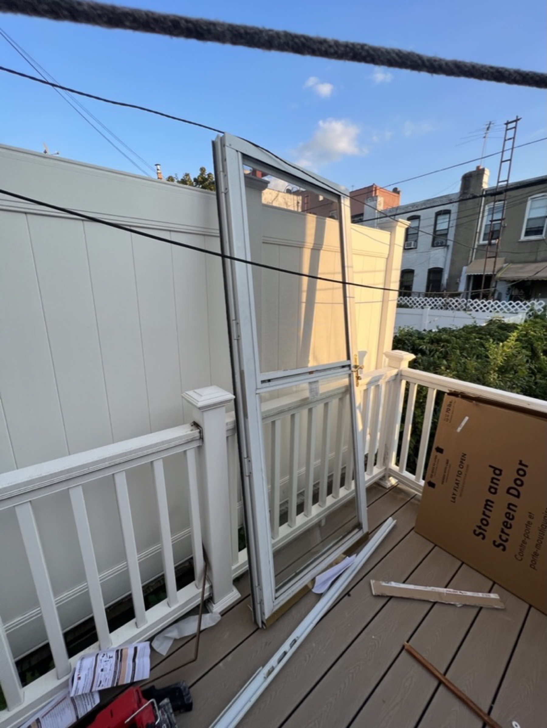 Exterior threshold repair — Doors & trim project photo