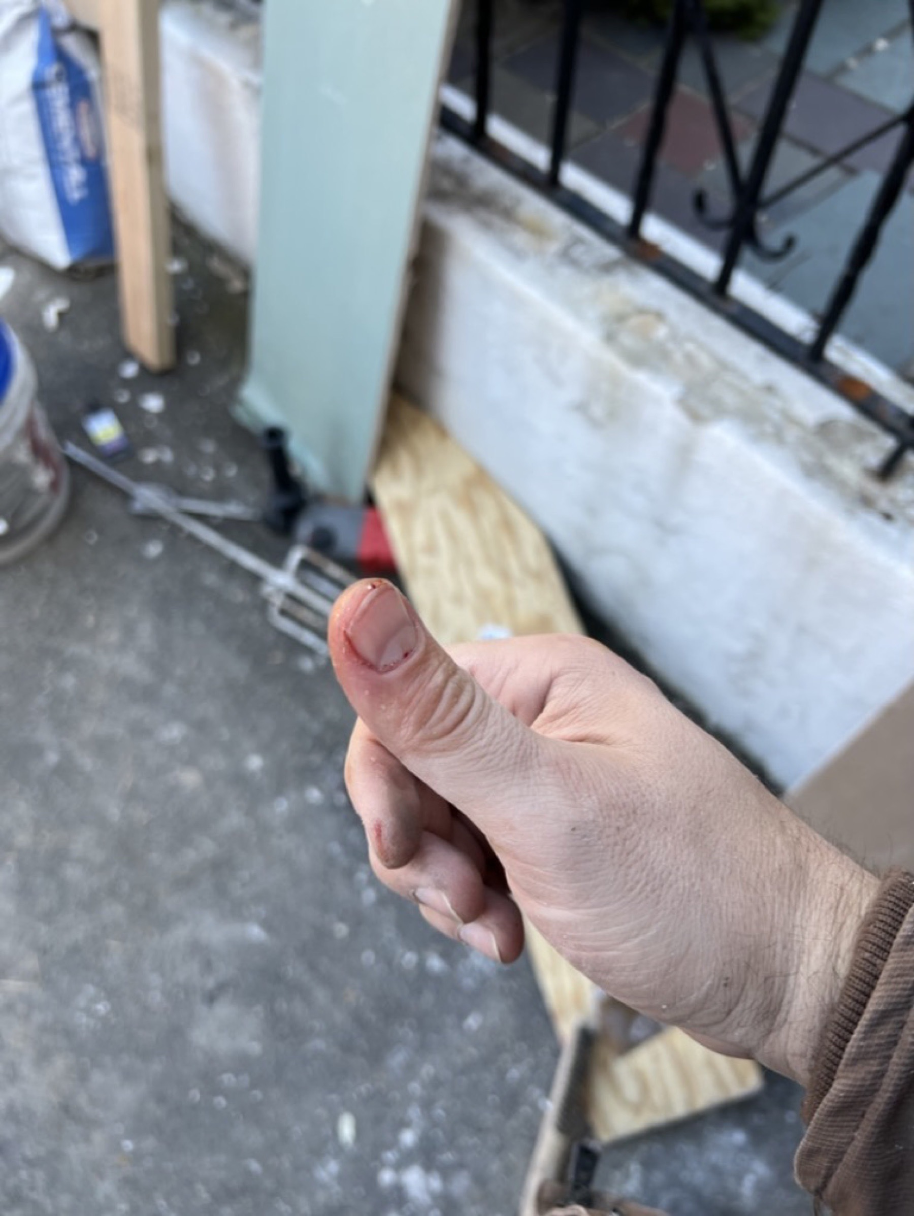 Slat wall feature finish — Doors & trim project photo