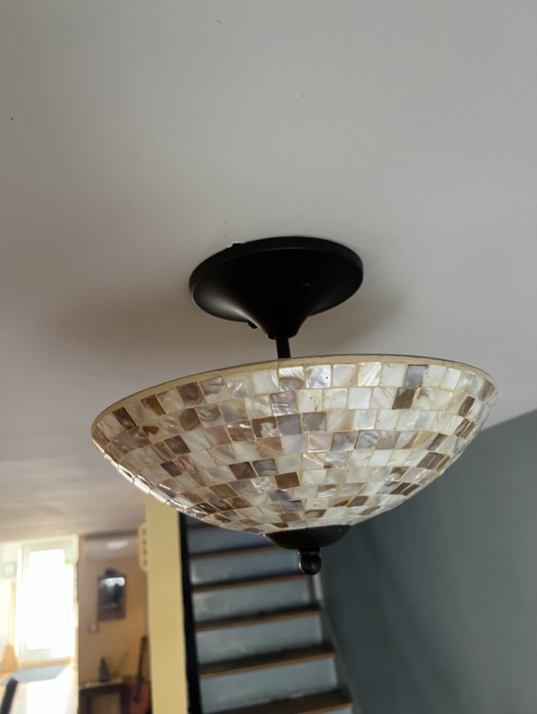 Stairwell finish — Interior painting project photo