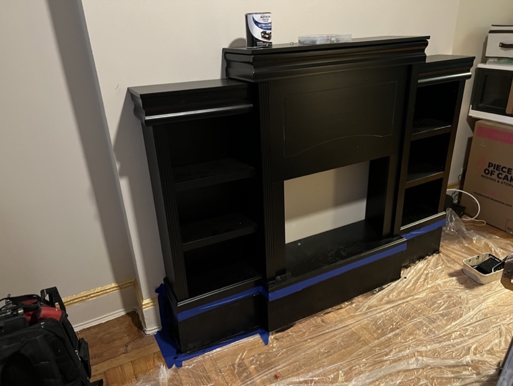 Related views of an interior door finish