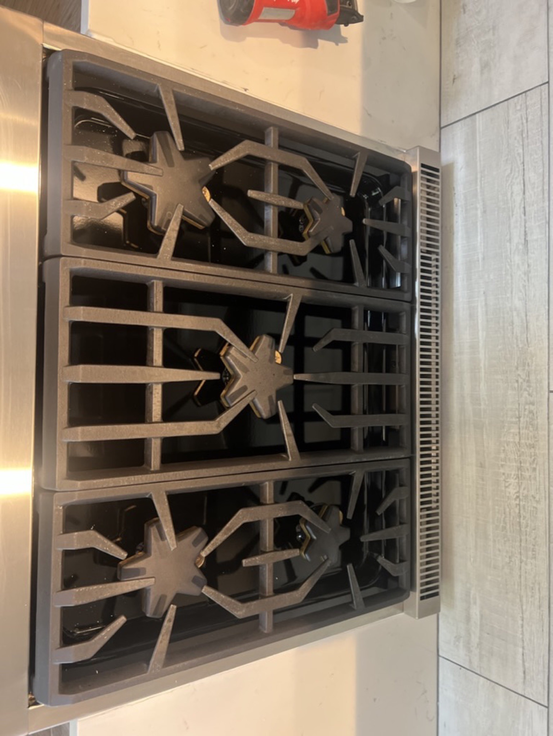 Countertop repair detail — Home punch lists project photo