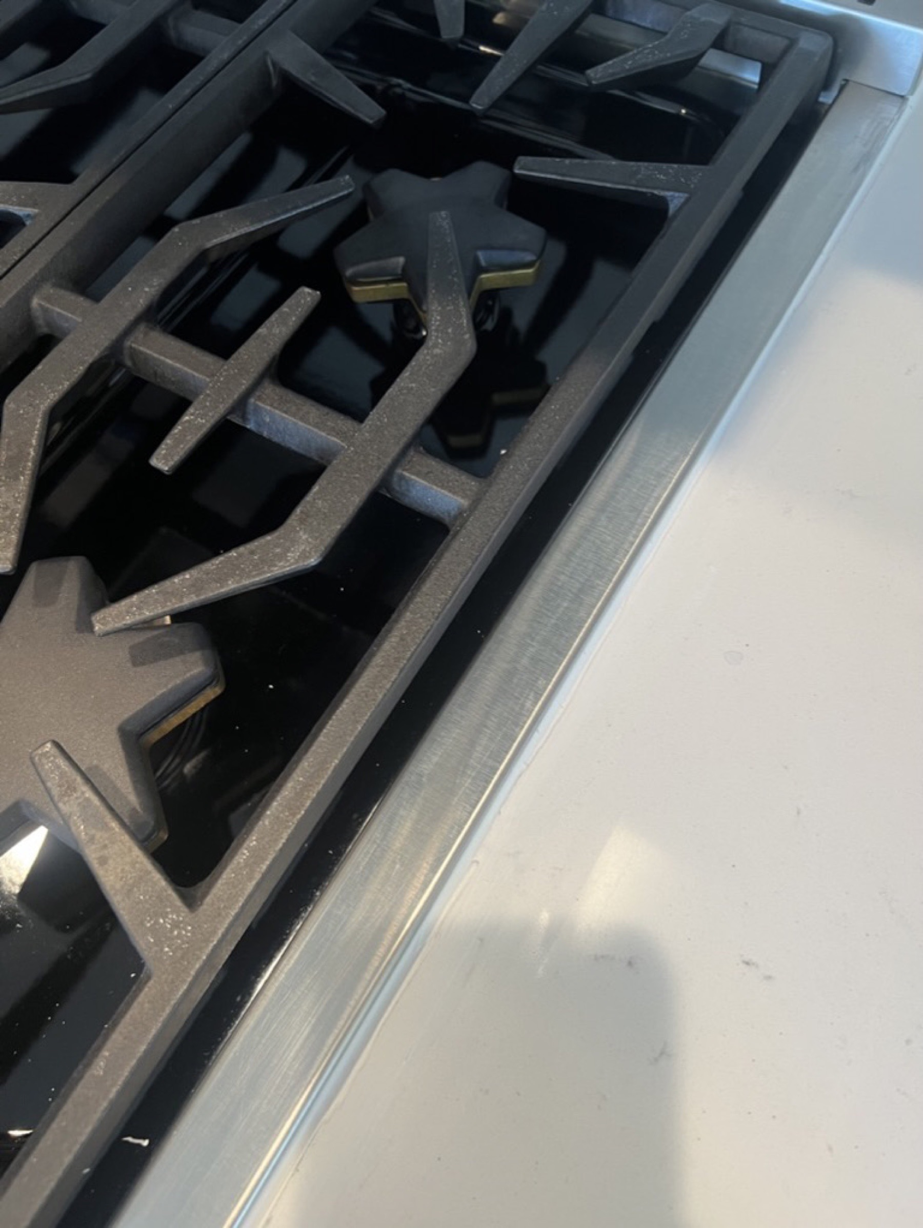Countertop repair detail — Home punch lists project photo