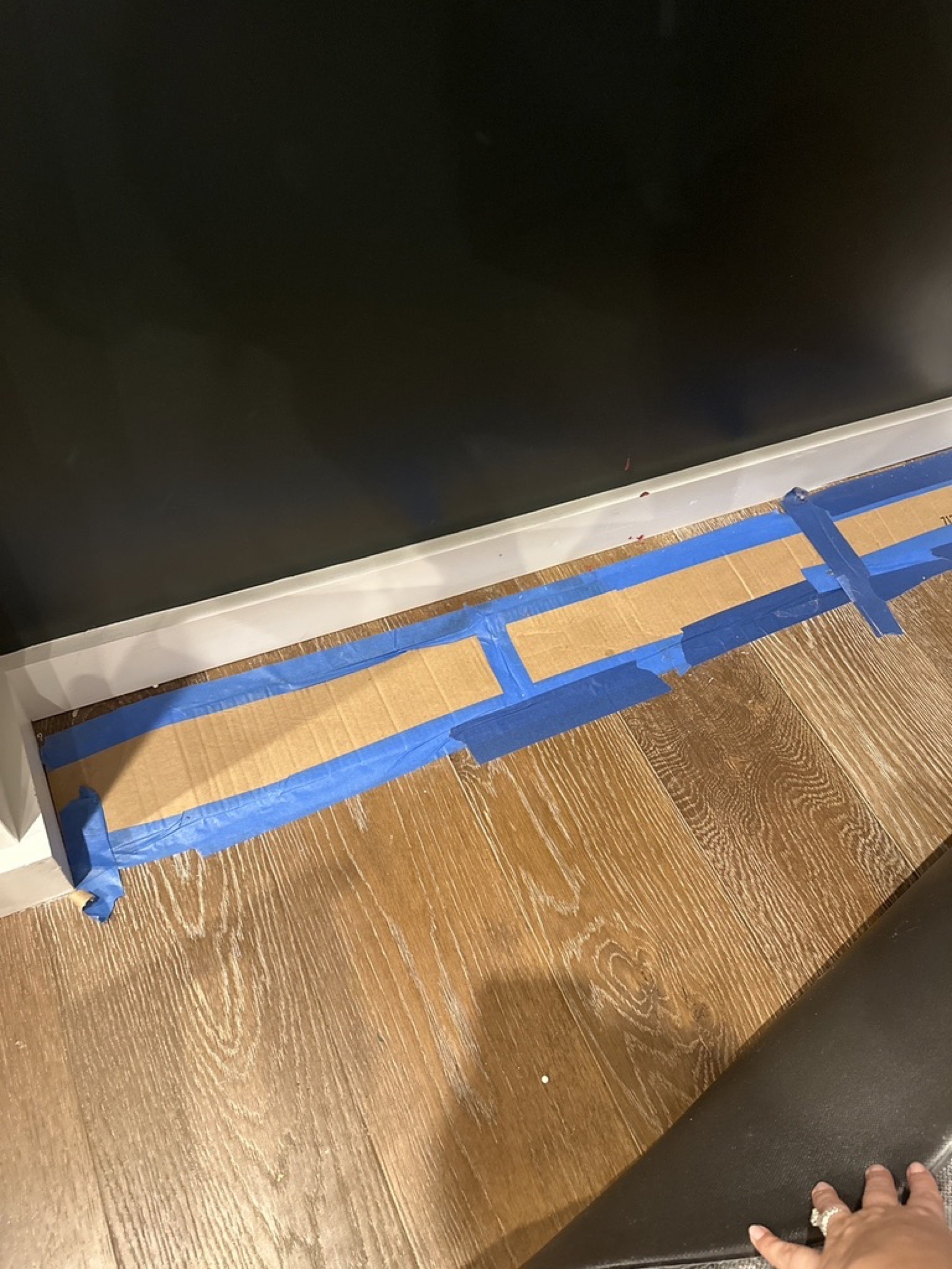 Floor finish detail — Home punch lists project photo