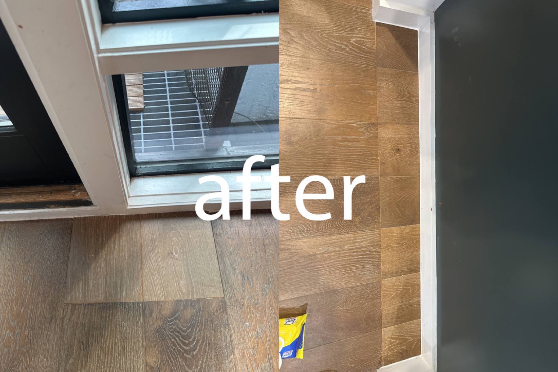 Floor finish detail — Home punch lists project photo