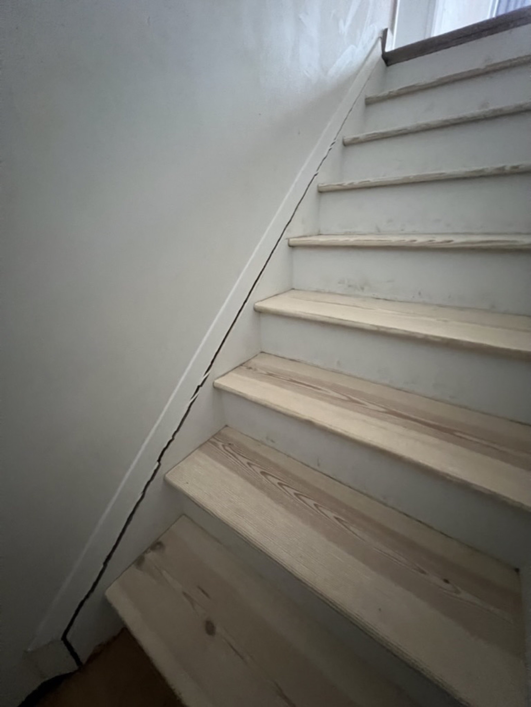 Stair tread finish — Doors & trim project photo