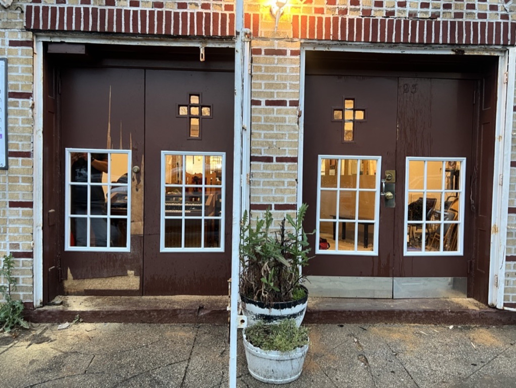 Commercial entry detailing — Doors & trim project photo