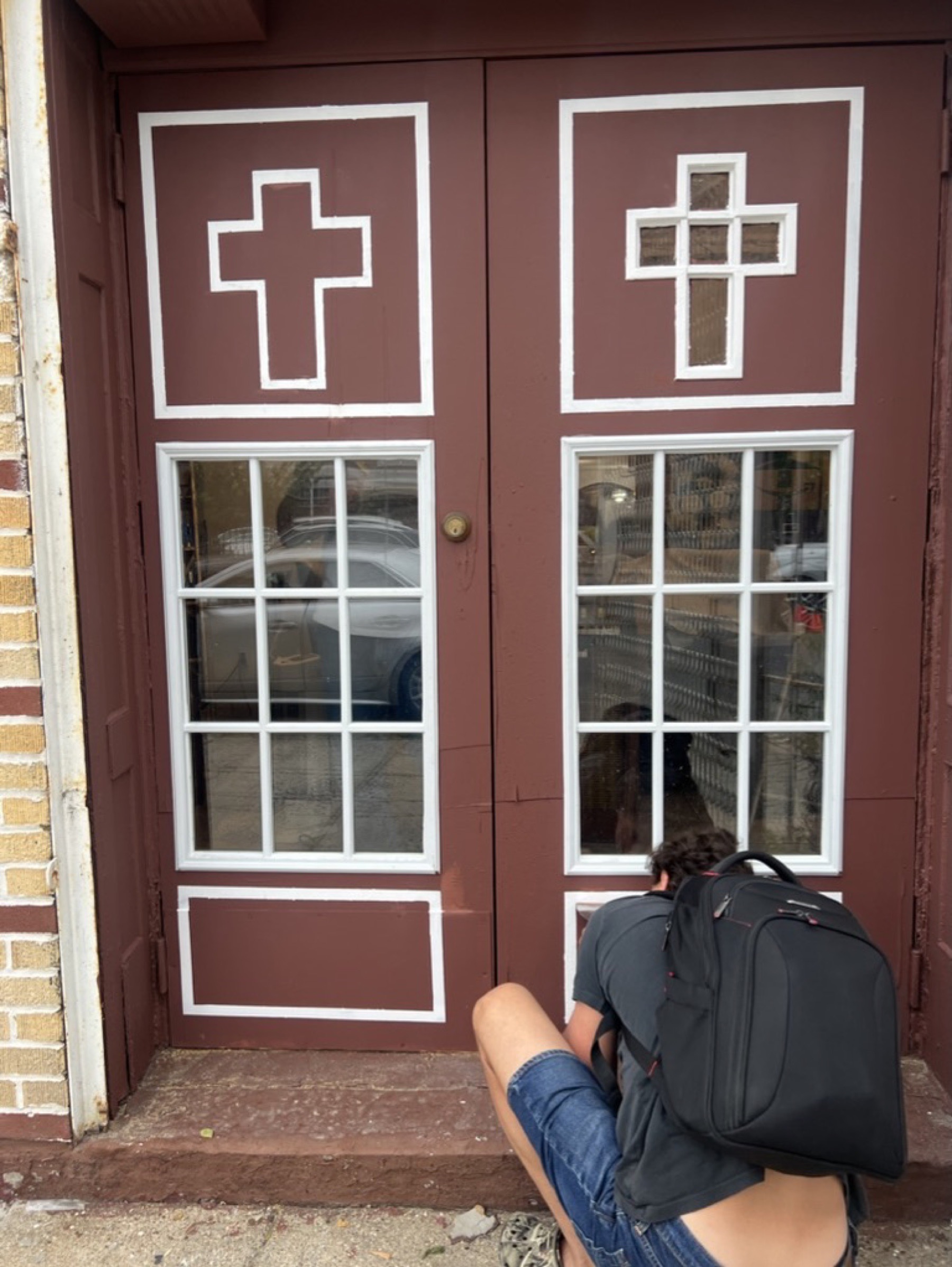 Commercial entry detailing — Doors & trim project photo