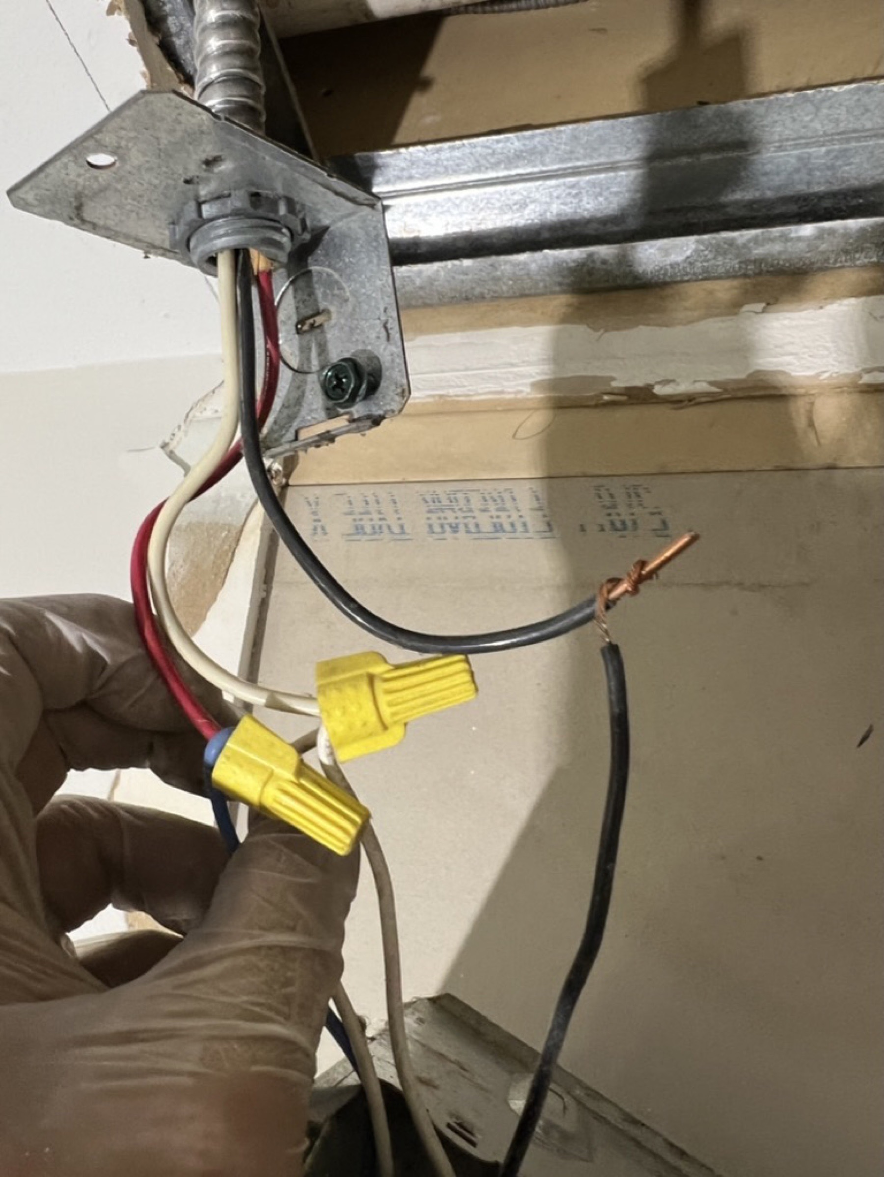 Ceiling finish repair — Drywall repair project photo