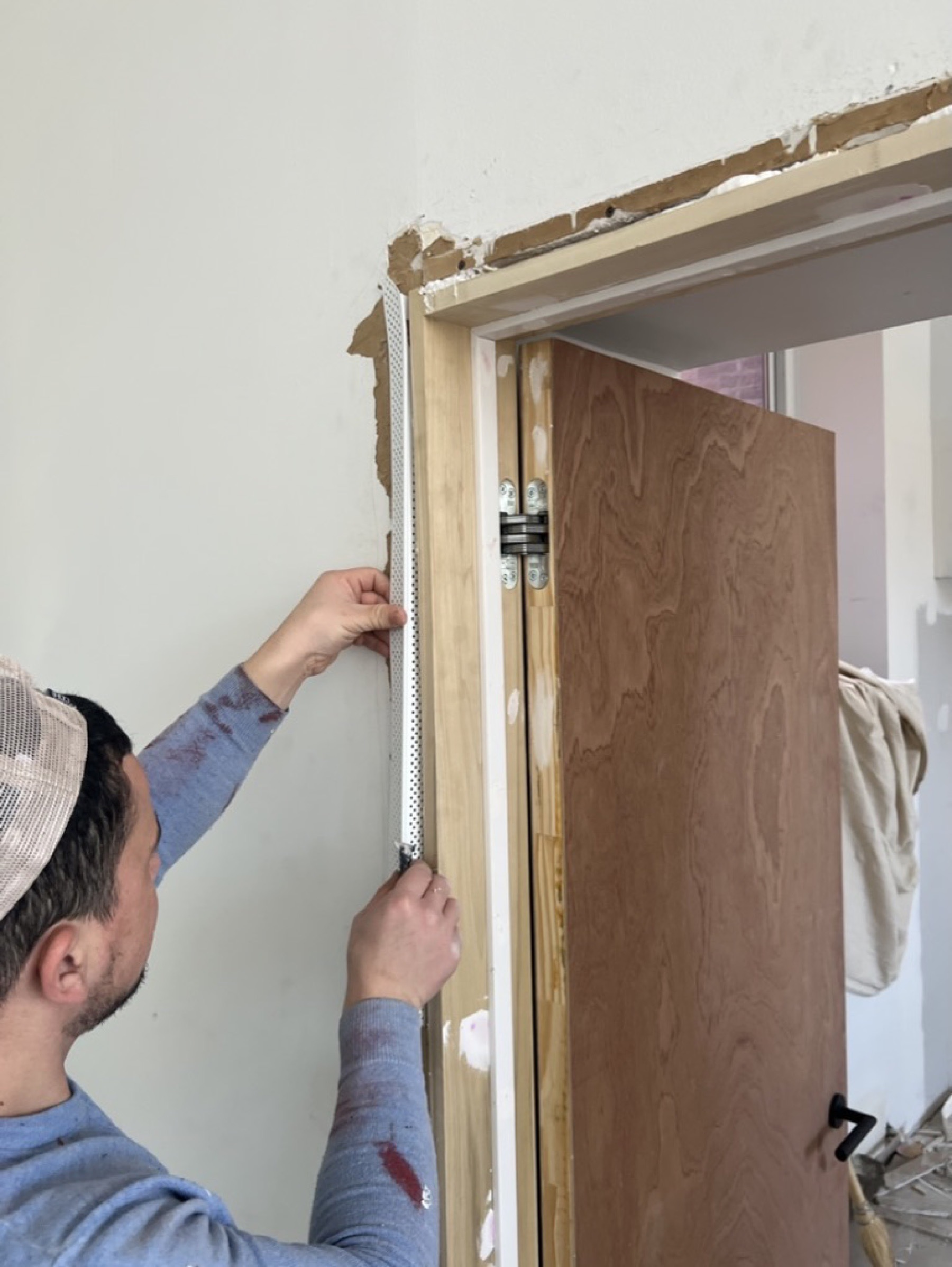 Door casing finish — Doors & trim project photo