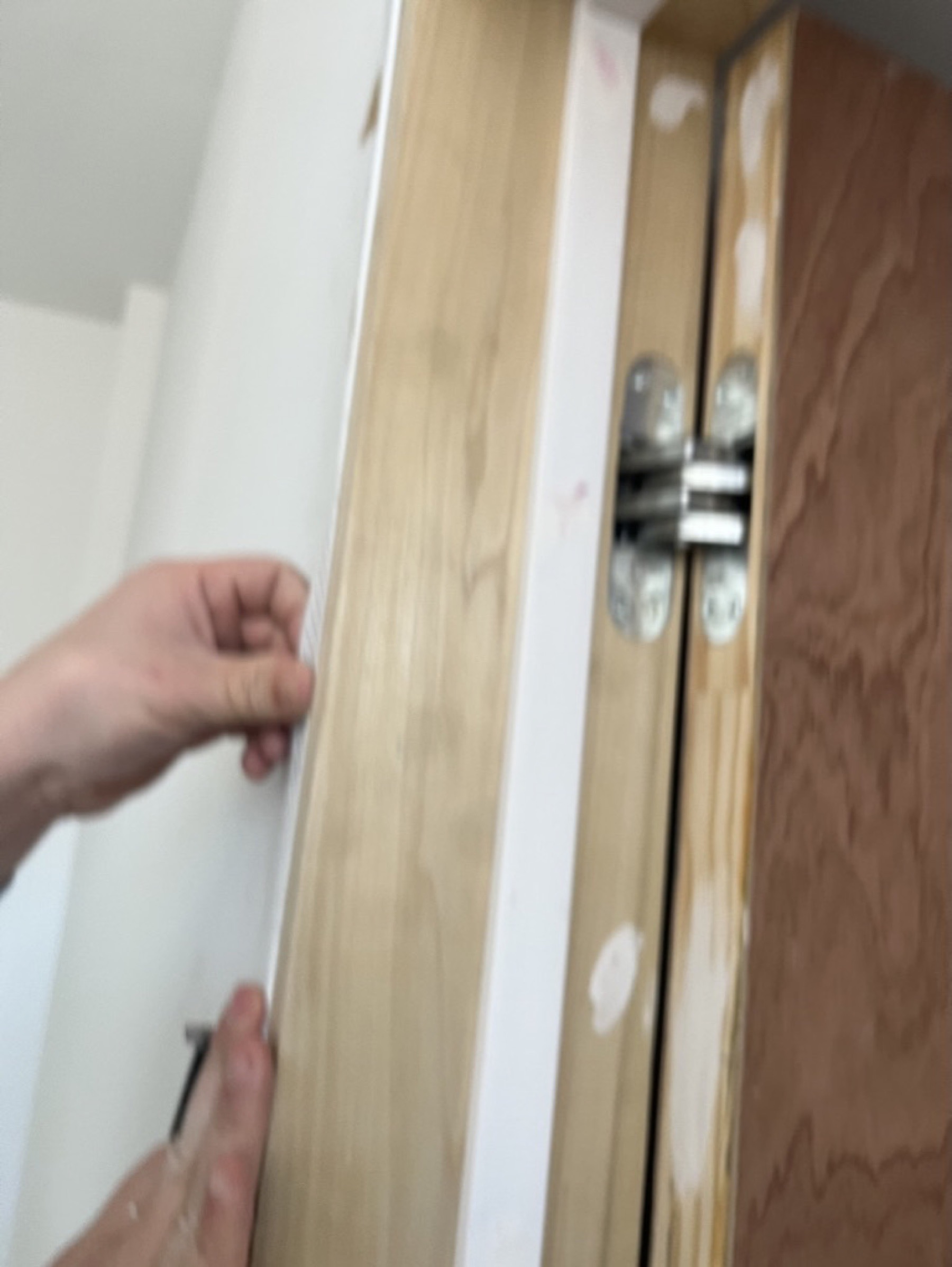 Door casing finish — Doors & trim project photo