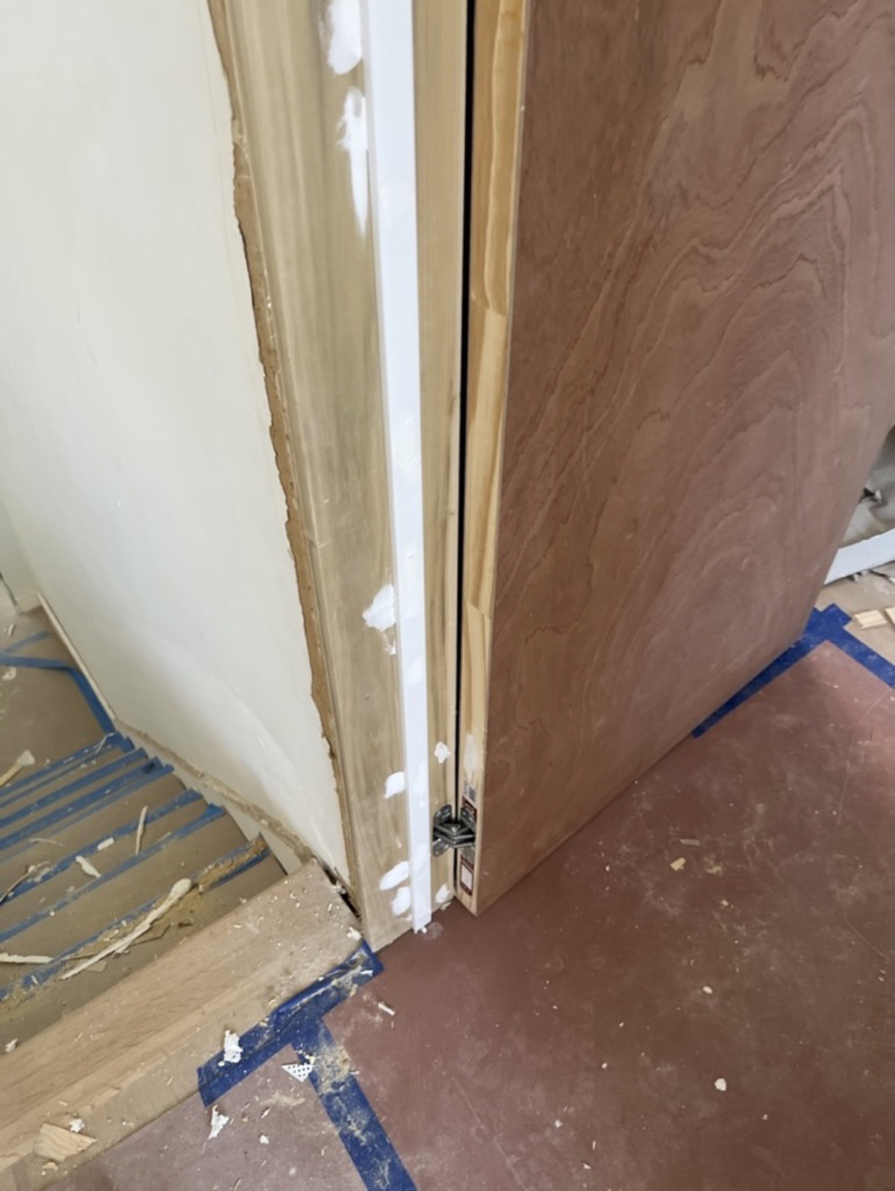 Interior door detail — Doors & trim project photo