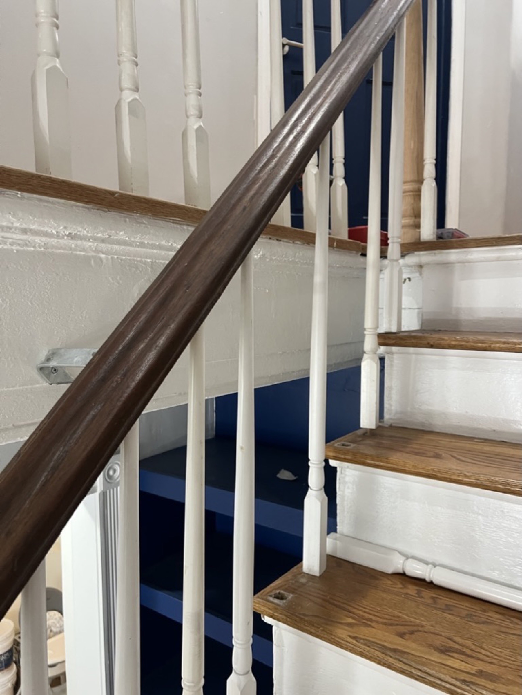 Stair railing repair — Home punch lists project photo